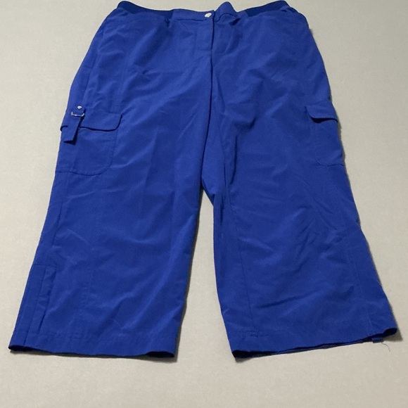 Zenergy by Chico's Pants - Zenergy by Chicos Small Blue Cropped Pants - Polyester/Spandex Blend